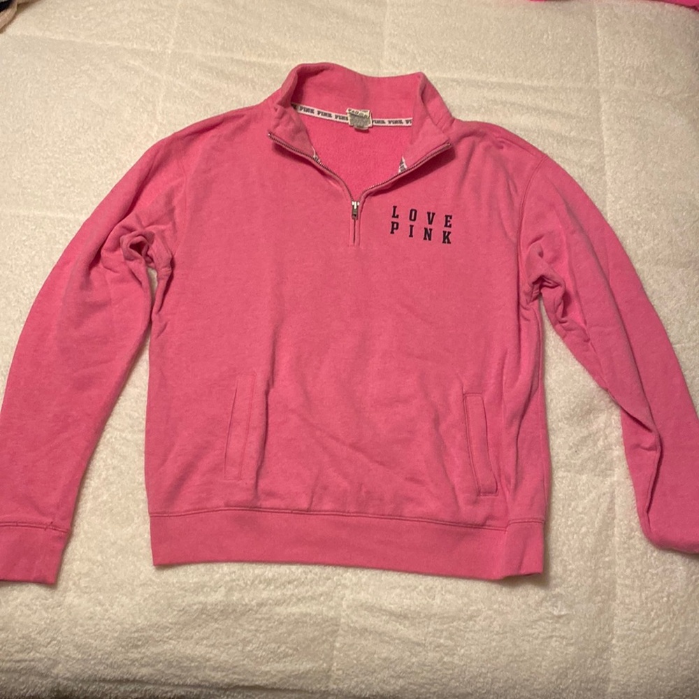 3/4 zip with pockets